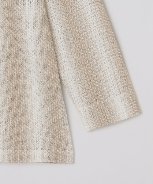 SHIPS（シップス）の「SHIPS: ハニカム メッシュ シャツ アウター（シャツ/ブラウス・メンズ・ベージュ/ネイビー・MEDIUM/LARGE/SMALL）」の18枚目の写真