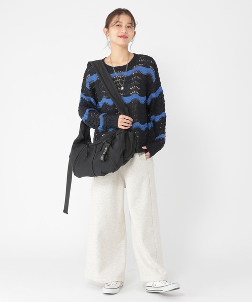 studio CLIP(スタディオクリップ)の「3ゲージウェーブボーダープルオーバー(ニット/セーター・レディース・アイボリー/ネイビー・FREE)」の19枚目の写真