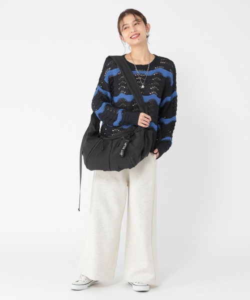 studio CLIP(スタディオクリップ)の「3ゲージウェーブボーダープルオーバー(ニット/セーター・レディース・アイボリー/ネイビー・FREE)」の20枚目の写真