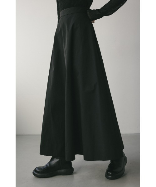 STYLEMIXER（スタイルミキサー）の「ハイツイルフレアスカート（スカート・レディース・ブラック/サックスブルー/ベージュ・SMALL/MEDIUM）」の5枚目の写真