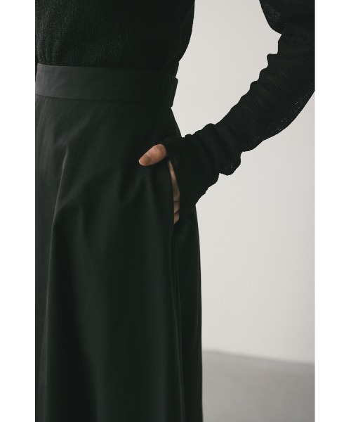 STYLEMIXER（スタイルミキサー）の「ハイツイルフレアスカート（スカート・レディース・ブラック/サックスブルー/ベージュ・SMALL/MEDIUM）」の10枚目の写真