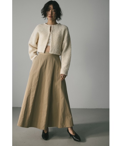 STYLEMIXER（スタイルミキサー）の「ハイツイルフレアスカート（スカート・レディース・ブラック/サックスブルー/ベージュ・SMALL/MEDIUM）」の17枚目の写真