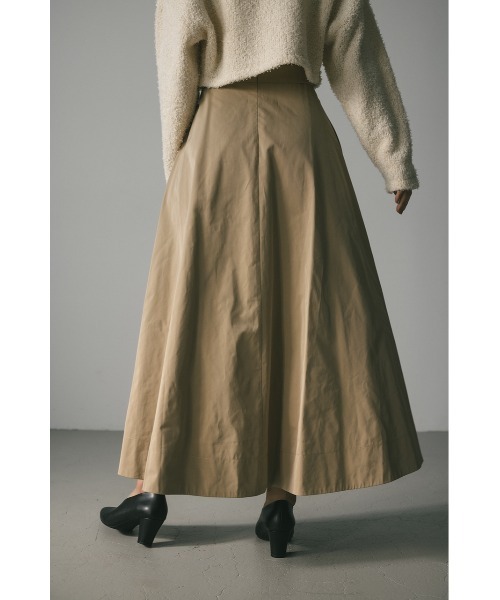 STYLEMIXER（スタイルミキサー）の「ハイツイルフレアスカート（スカート・レディース・ブラック/サックスブルー/ベージュ・SMALL/MEDIUM）」の20枚目の写真