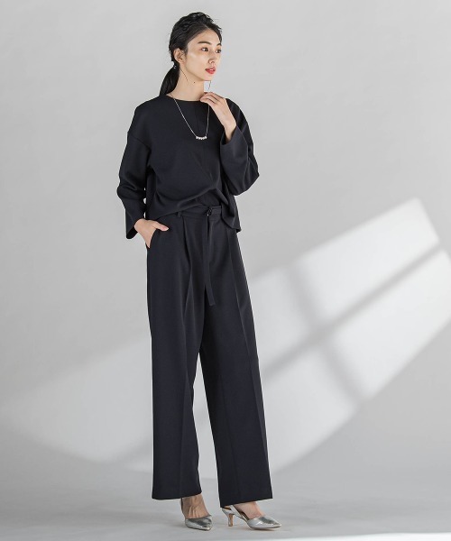 la.f…(ラエフ)の「パーフェクトジャージカットソー≪洗濯機で洗える≫(Tシャツ/カットソー・レディース・ブルー/ピンク/ネイビー・9号/7号)」の12枚目の写真