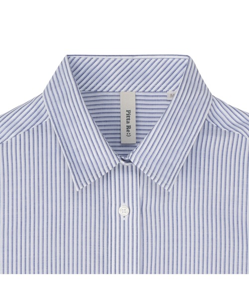 TOKYO SHIRTS(トウキョウシャツ)の「【Pitta Re:)】ふわっとガーゼシャツ 長袖 綿100% レディースカジュアルシャツ(シャツ/ブラウス・レディース・ブルー・S/M/L/LL)」の6枚目の写真
