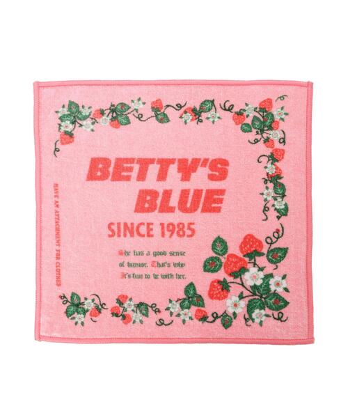 BETTY'S BLUE(べティーズブルー)の「ショッパー柄タオルハンカチ(タオル・レディース・レッド/ピンク/パープル・F)」の10枚目の写真