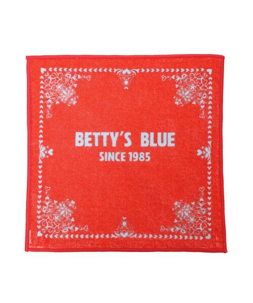 BETTY'S BLUE(べティーズブルー)の「ショッパー柄タオルハンカチ(タオル・レディース・レッド/ピンク/パープル・F)」の9枚目の写真