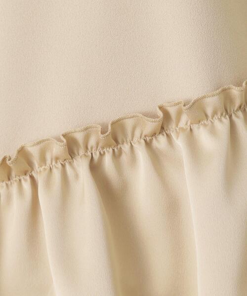 ITS'DEMO（イッツデモ）の「【通勤／手洗い可】カットジョーゼットブラウス（シャツ/ブラウス・レディース・ベージュ/ナチュラル/ブラック・00）」の10枚目の写真