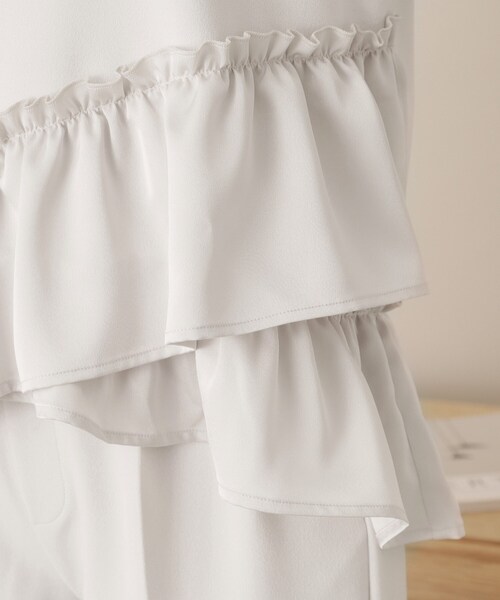 ITS'DEMO（イッツデモ）の「【通勤／手洗い可】カットジョーゼットブラウス（シャツ/ブラウス・レディース・ベージュ/ナチュラル/ブラック・00）」の17枚目の写真