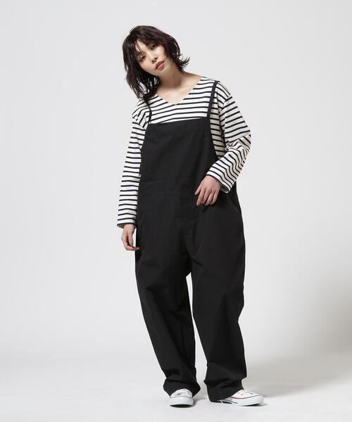 BEAVER(ビーバー)の「B omnivore/ビーオムニボー ワッシャーサロペット(その他パンツ・レディース・ブラック・F)」の3枚目の写真