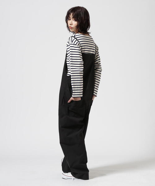 tシャツ B omnivore/ビーオムニボー　ワッシャーサイドタックテントラインプルオーバー レディース B omnivore/ビーオムニボー LOGO L/S Tee | BEAVER（ビーバー