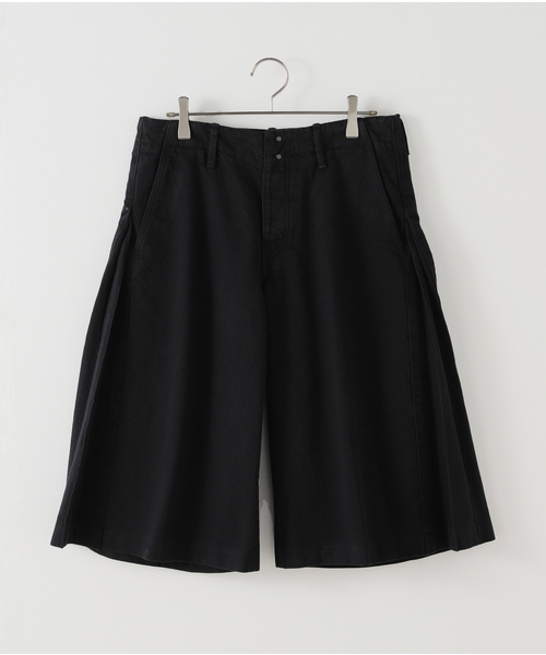 新品 TANAKA WIDE DENIM SHORTS デニム ハーフパンツ セール】【TANAKA / タナカ】JEAN SHORTS（デニムパンツ