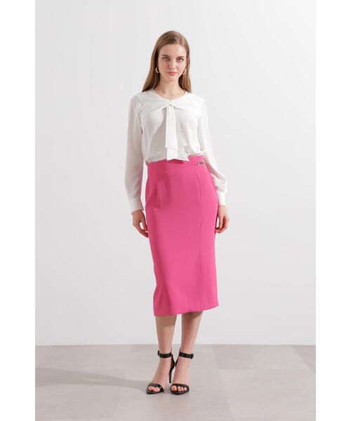 PINKY&DIANNE（ピンキーアンドダイアン）の「◆ギャザーボウタイブラウス（シャツ/ブラウス・レディース・ピンク/ホワイト/ネイビー・38）」の19枚目の写真