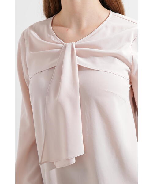 PINKY&DIANNE（ピンキーアンドダイアン）の「◆ギャザーボウタイブラウス（シャツ/ブラウス・レディース・ピンク/ホワイト/ネイビー・38）」の16枚目の写真