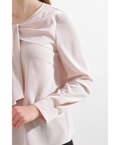 PINKY&DIANNE（ピンキーアンドダイアン）の「◆ギャザーボウタイブラウス（シャツ/ブラウス・レディース・ピンク/ホワイト/ネイビー・38）」の15枚目の写真