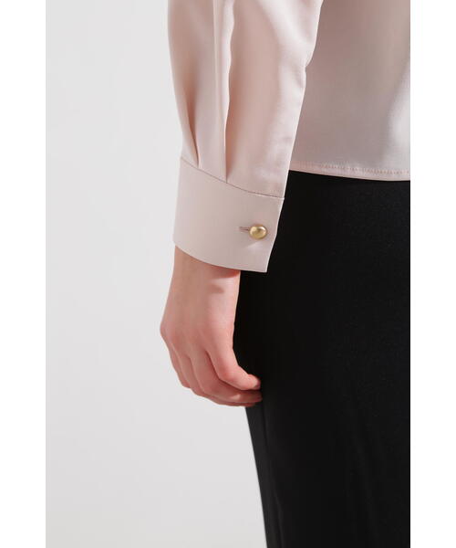 PINKY&DIANNE（ピンキーアンドダイアン）の「◆ギャザーボウタイブラウス（シャツ/ブラウス・レディース・ピンク/ホワイト/ネイビー・38）」の13枚目の写真