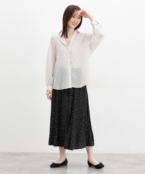 Honeys（ハニーズ）の「【吸水速乾・ＵＶカット】レースキャミソール（キャミソール・レディース・オフホワイト/ブラック/ネイビー/ラベンダー/ダークブラウン/ピンク/ダークグリーン系・L/LL/M/S）」の15枚目の写真