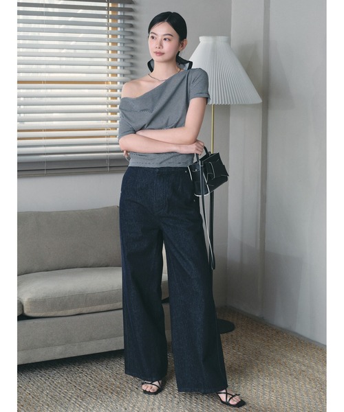 FRAY I.D（フレイアイディー）の「【ZOZO・USAGI ONLINE限定】【ルエル】ミニリボンバッグ（ショルダーバッグ・レディース・ライトベージュ/ブラック/ホワイト/ピンク・FREE/F）」の8枚目の写真