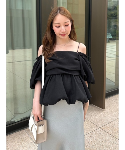 FRAY I.D（フレイアイディー）の「【ZOZO・USAGI ONLINE限定】【ルエル】ミニリボンバッグ（ショルダーバッグ・レディース・ライトベージュ/ブラック/ホワイト/ピンク・FREE/F）」の11枚目の写真