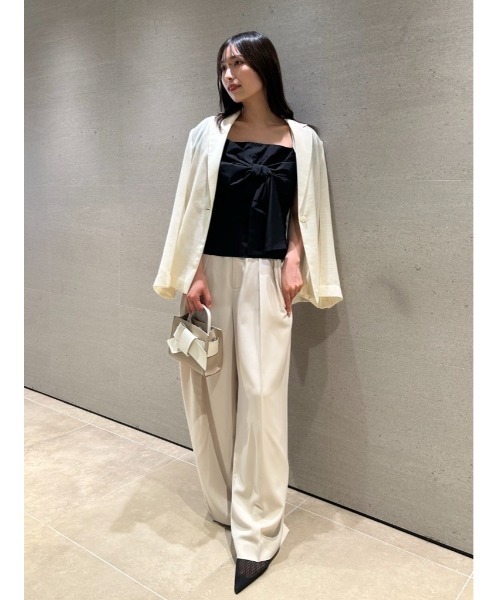 FRAY I.D（フレイアイディー）の「【ZOZO・USAGI ONLINE限定】【ルエル】ミニリボンバッグ（ショルダーバッグ・レディース・ライトベージュ/ブラック/ホワイト/ピンク・FREE/F）」の15枚目の写真