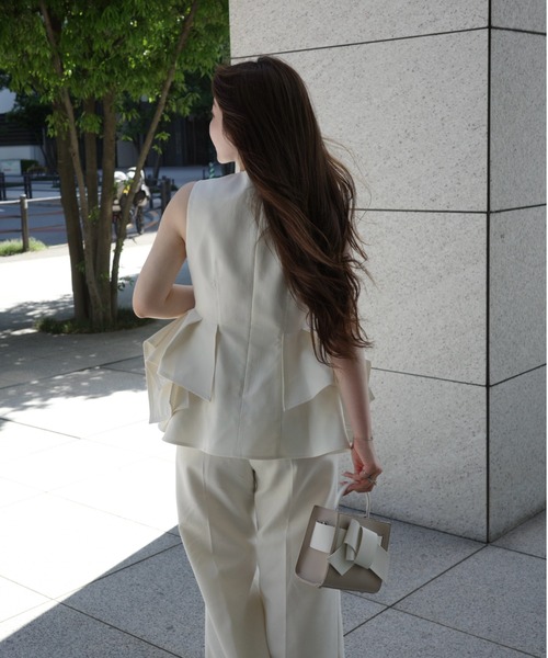 FRAY I.D（フレイアイディー）の「【ZOZO・USAGI ONLINE限定】【ルエル】ミニリボンバッグ（ショルダーバッグ・レディース・ライトベージュ/ブラック/ホワイト/ピンク・FREE/F）」の21枚目の写真