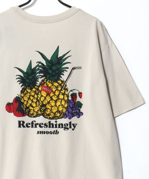 Levi's(リーバイス)の「Levi's/リーバイス SS RELAXED FIT GRAPHIC TEE/オーバーサイズ アーカイブグラフィック 半袖Tシャツ/レディース メンズ(Tシャツ/カットソー・メンズ・ホワイト/ブルー/ホワイト系その他3/ホワイト系その他2/ホワイト系その他/チャコール・M/L/XL)」の5枚目の写真