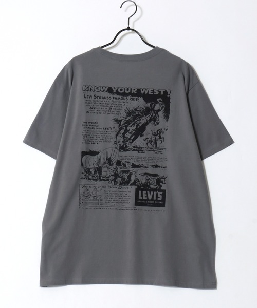 Levi's(リーバイス)の「Levi's/リーバイス SS RELAXED FIT GRAPHIC TEE/オーバーサイズ アーカイブグラフィック 半袖Tシャツ/レディース メンズ(Tシャツ/カットソー・メンズ・ホワイト/ブルー/ホワイト系その他3/ホワイト系その他2/ホワイト系その他/チャコール・M/L/XL)」の14枚目の写真
