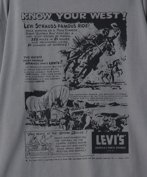 Levi's(リーバイス)の「Levi's/リーバイス SS RELAXED FIT GRAPHIC TEE/オーバーサイズ アーカイブグラフィック 半袖Tシャツ/レディース メンズ(Tシャツ/カットソー・メンズ・ホワイト/ブルー/ホワイト系その他3/ホワイト系その他2/ホワイト系その他/チャコール・M/L/XL)」の18枚目の写真