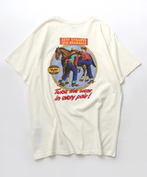 Levi's(リーバイス)の「Levi's/リーバイス SS RELAXED FIT GRAPHIC TEE/オーバーサイズ アーカイブグラフィック 半袖Tシャツ/レディース メンズ(Tシャツ/カットソー・メンズ・ホワイト/ブルー/ホワイト系その他3/ホワイト系その他2/ホワイト系その他/チャコール・M/L/XL)」の16枚目の写真