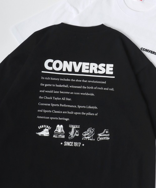CONVERSE(コンバース)の「CONVERSE/コンバース オーバーサイズ ワンポイント刺繍 グラフィック バックプリント 半袖Tシャツ レディース メンズ(Tシャツ/カットソー・レディース・ブラック/ホワイト/ブルー系その他3/ブルー系その他2/ブラック系その他3/ブラック系その他2/ホワイト系その他3/ホワイト系その他2/ブルー系その他/ブラック系その他/ホワイト系その他/ブルー・L/M/LL)」の7枚目の写真