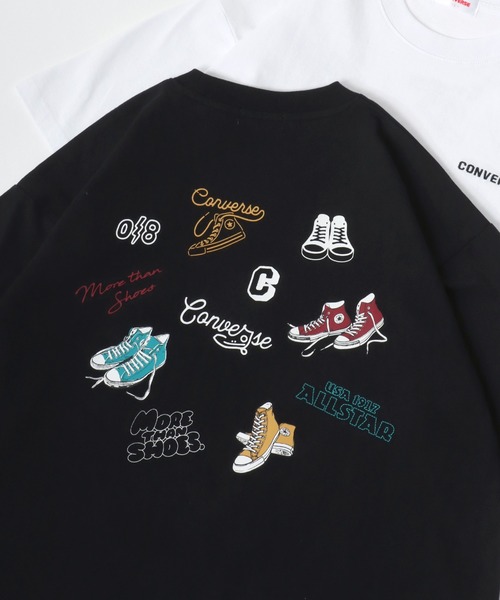 CONVERSE(コンバース)の「CONVERSE/コンバース オーバーサイズ ワンポイント刺繍 グラフィック バックプリント 半袖Tシャツ レディース メンズ(Tシャツ/カットソー・レディース・ブラック/ホワイト/ブルー系その他3/ブルー系その他2/ブラック系その他3/ブラック系その他2/ホワイト系その他3/ホワイト系その他2/ブルー系その他/ブラック系その他/ホワイト系その他/ブルー・L/M/LL)」の8枚目の写真