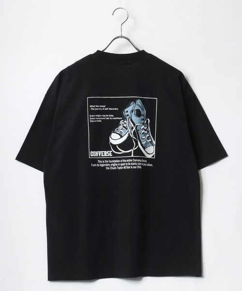 CONVERSE(コンバース)の「CONVERSE/コンバース オーバーサイズ ワンポイント刺繍 グラフィック バックプリント 半袖Tシャツ レディース メンズ(Tシャツ/カットソー・レディース・ブラック/ホワイト/ブルー系その他3/ブルー系その他2/ブラック系その他3/ブラック系その他2/ホワイト系その他3/ホワイト系その他2/ブルー系その他/ブラック系その他/ホワイト系その他/ブルー・L/M/LL)」の18枚目の写真