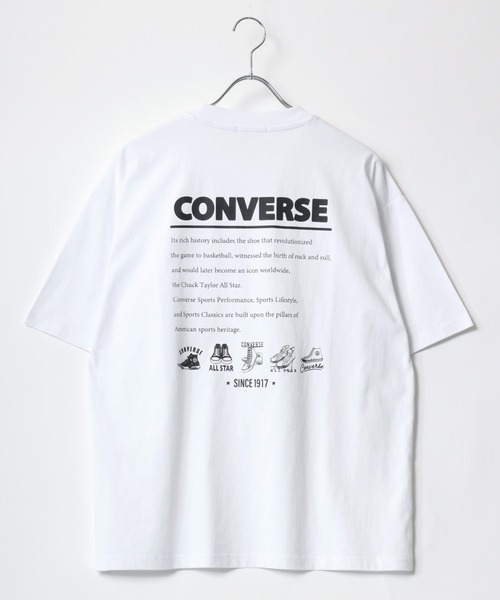 CONVERSE(コンバース)の「CONVERSE/コンバース オーバーサイズ ワンポイント刺繍 グラフィック バックプリント 半袖Tシャツ レディース メンズ(Tシャツ/カットソー・レディース・ブラック/ホワイト/ブルー系その他3/ブルー系その他2/ブラック系その他3/ブラック系その他2/ホワイト系その他3/ホワイト系その他2/ブルー系その他/ブラック系その他/ホワイト系その他/ブルー・L/M/LL)」の20枚目の写真
