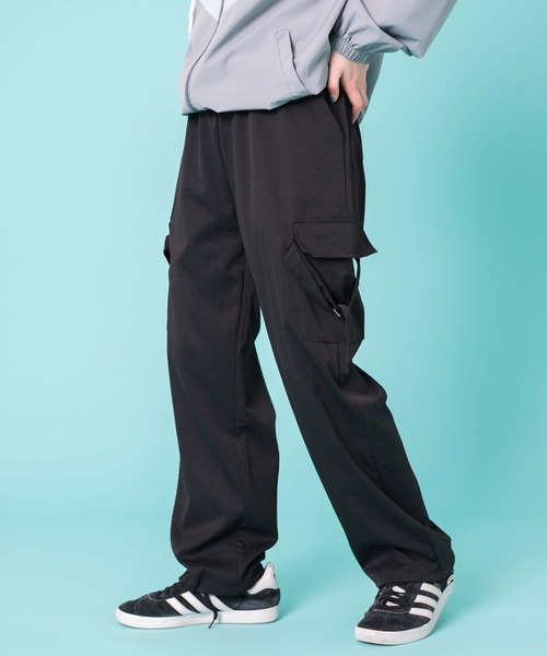 D.HYGEN - Salt-Shrunk Washed Border Striped Layered Cargo