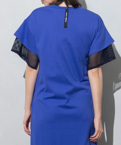 MARECHAL TERRE（マルシャルテル）の「ジョイントTシャツワンピース（ワンピース・レディース・チャコールグレー/ブルー/ブラック/ライトグレー・MEDIUM）」の7枚目の写真