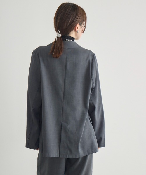 RETRO GIRL（レトロガール）の「【WEB限定】ダブルテーラード（テーラードジャケット・レディース・ナチュラル/チャコールグレー/ベージュ/ブラック・FREE）」の20枚目の写真