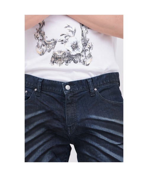 TORNADO MART（トルネードマート）の「ｳｪｰﾌﾞｼｪｰﾋﾞﾝｸﾞｽｷﾆｰﾃﾞﾆﾑ（デニムパンツ・メンズ・ベージュ/ネイビー/ブラック・XXL/LL/L/M/S）」の8枚目の写真