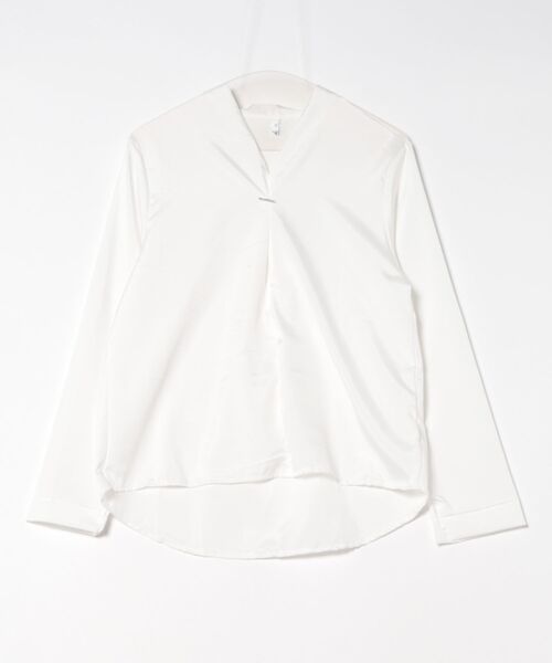 BLANC FICELLE(ブランフィセル)の「Vネック シャツ(シャツ/ブラウス・レディース・ブルー/ホワイト/グリーン/レッド・M/L/XL/XXL)」の12枚目の写真