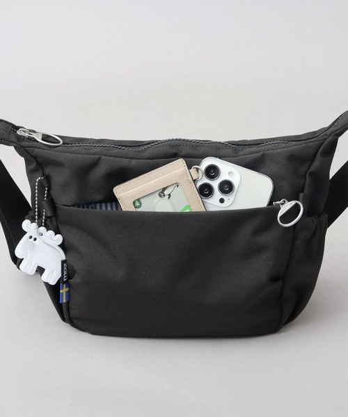 moz(モズ)の「軽量 撥水 ポリエステル ミニショルダーバッグ A5収納対応(ショルダーバッグ・レディース・ブラック/ブルー/オフホワイト・FREE)」の18枚目の写真