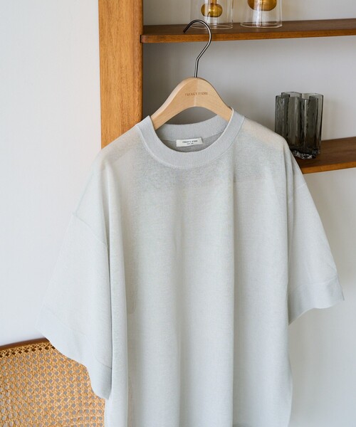 セール】限定展開 ハンド ウォッシャブル リネン ミックス シアー 半袖