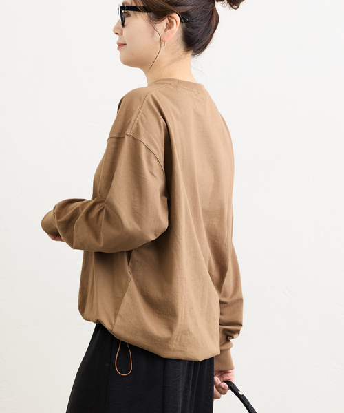 tシャツ 「追加3」シャーリングロングスリーブTシャツ レディース JOURNAL STANDARD tシャツ 「追加3」シャーリングロングスリーブ