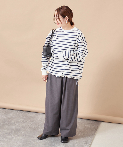 追加3》シャーリングロングスリーブTシャツ（Tシャツ/カットソー