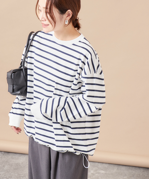 tシャツ 「追加3」シャーリングロングスリーブTシャツ レディース JOURNAL STANDARD tシャツ 「追加3」シャーリングロングスリーブ