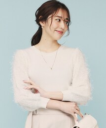 ドッキングシャギーニット【洗濯機洗い可】