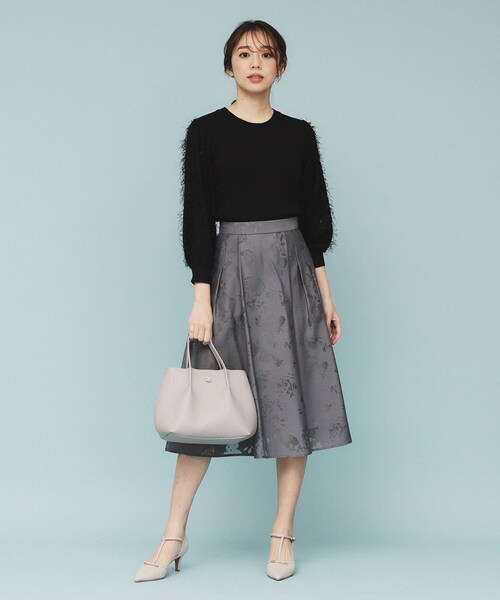 index(インデックス)の「ドッキングシャギーニット【洗濯機洗い可】(ニット/セーター・レディース・アイボリー/ブラック/ピンク・36/38/40)」の21枚目の写真