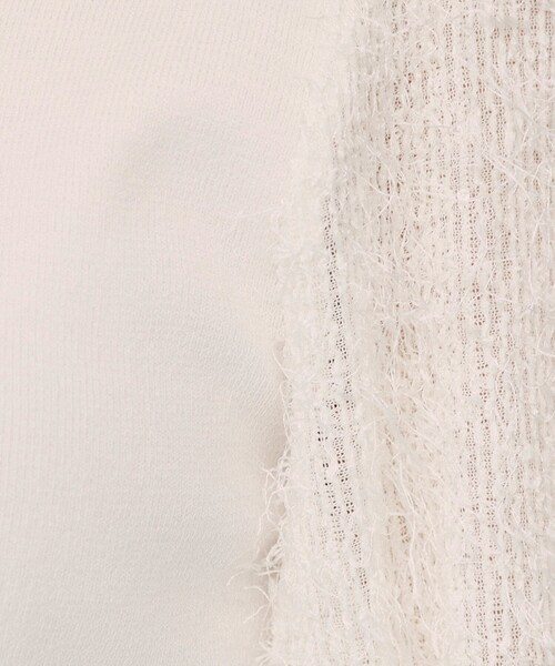 index(インデックス)の「ドッキングシャギーニット【洗濯機洗い可】(ニット/セーター・レディース・アイボリー/ブラック/ピンク・36/38/40)」の15枚目の写真