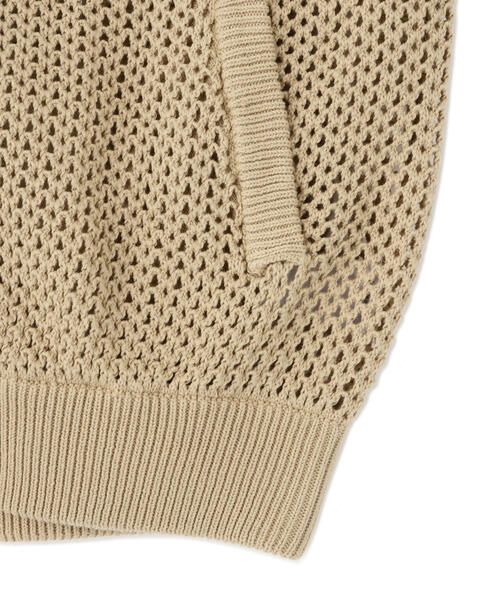DANKE SCHON(ダンケシェーン)の「DankeSchon/ダンケシェーン/MESHKNIT TRACK JACKET(その他アウター・メンズ・ブラック/ベージュ・M/L)」の11枚目の写真