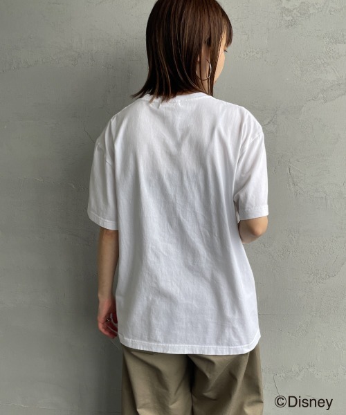 GOOD ROCK SPEED（グッドロックスピード）の「[GOOD ROCK SPEED/グッドロックスピード] MICKEY MOUSE / プリントTシャツ / ディズニー（Tシャツ/カットソー・レディース・ホワイト/ピンク・F）」の14枚目の写真
