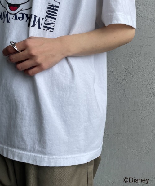 GOOD ROCK SPEED（グッドロックスピード）の「[GOOD ROCK SPEED/グッドロックスピード] MICKEY MOUSE / プリントTシャツ / ディズニー（Tシャツ/カットソー・レディース・ホワイト/ピンク・F）」の16枚目の写真