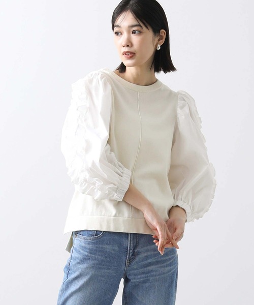 IENA - ⭐️さと⭐️新品未使用タグ付き　トラッゾドンナ　ボウタイリブニット IENA（イエナ）の「【TORRAZZO DONNA/トラッゾドンナ】ボウタイ